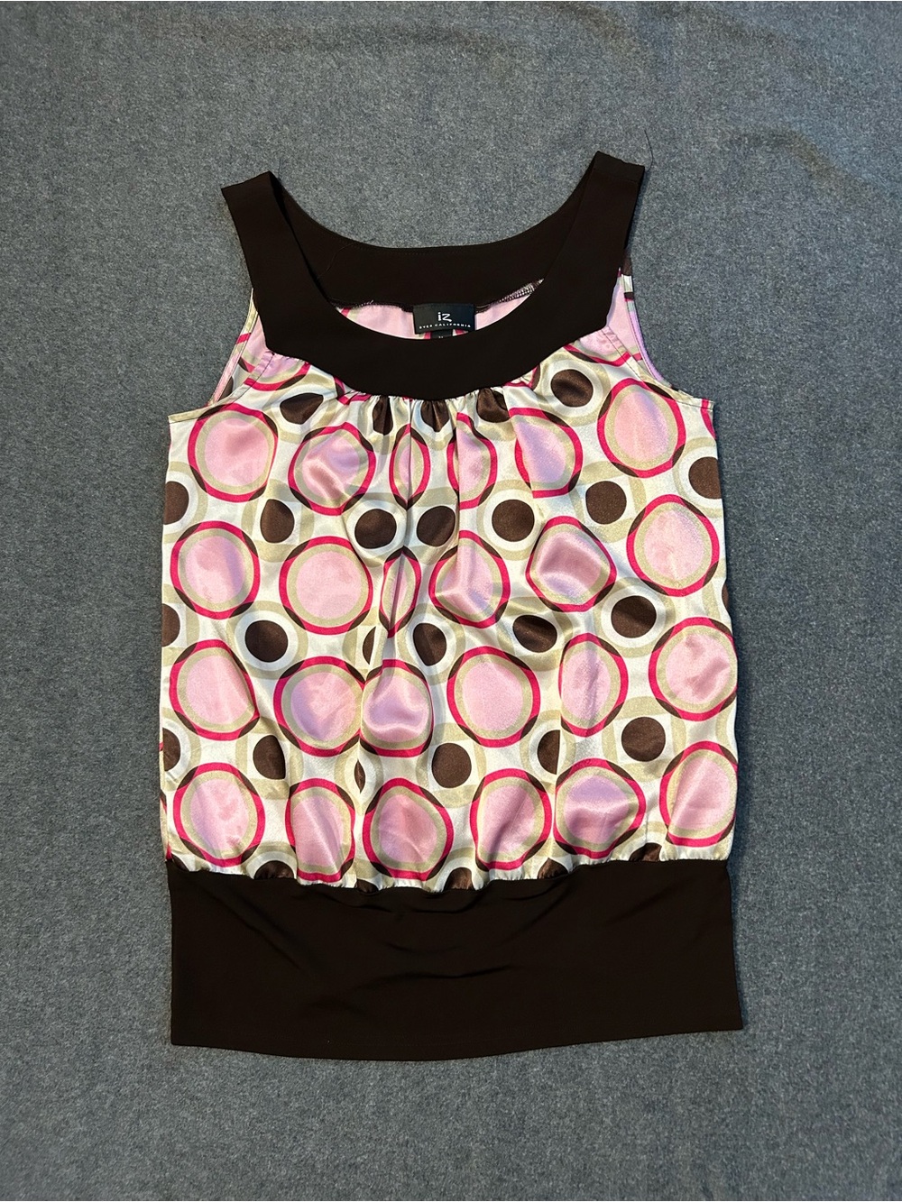 Y2K Circle Patterned Tank Top